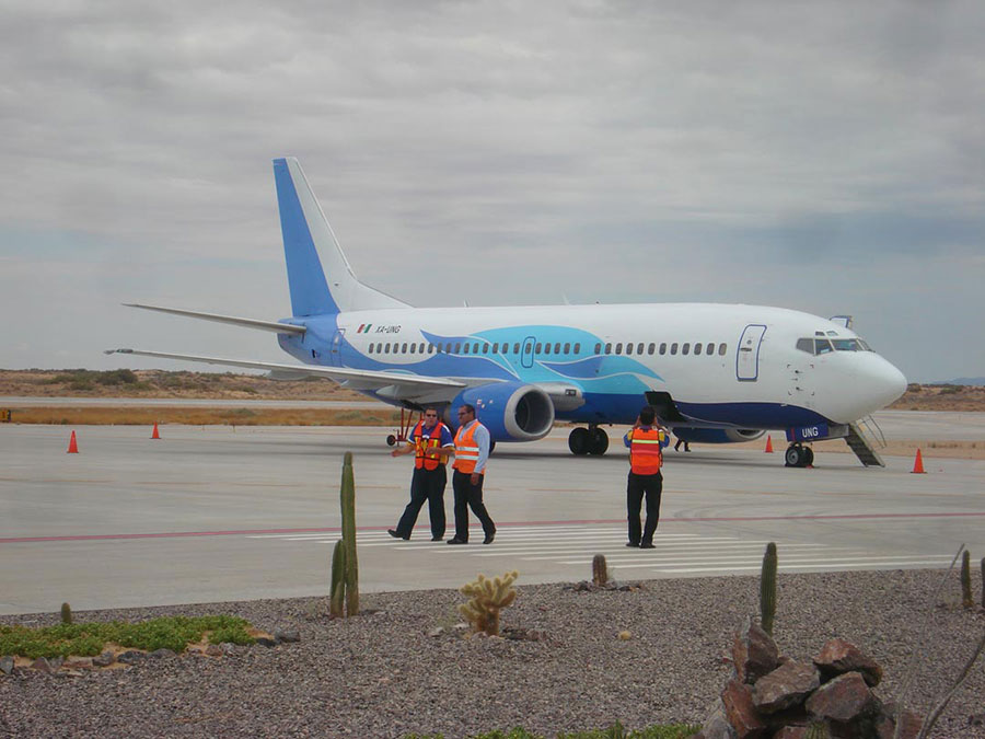 Aeropuerto Internacional Mar de Cortés, en Puerto Peñasco, Sonora